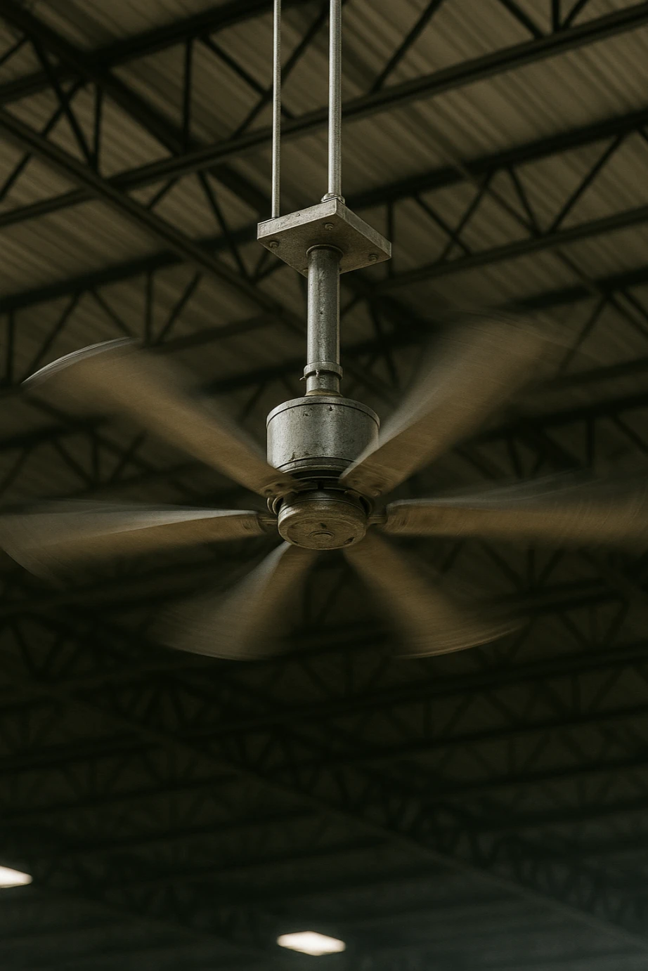 20250428 1904 industrial ceiling fan simple compose 01jsynjzzbf83vjz84x00tba1c